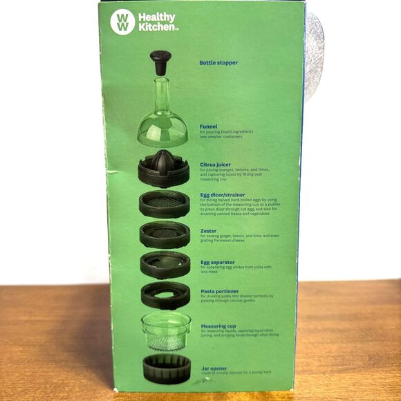 Weight Watchers Complete Prep Set 9-in-1 Kitchen New Open Box Juicer Zester Egg - Picture 3 of 6